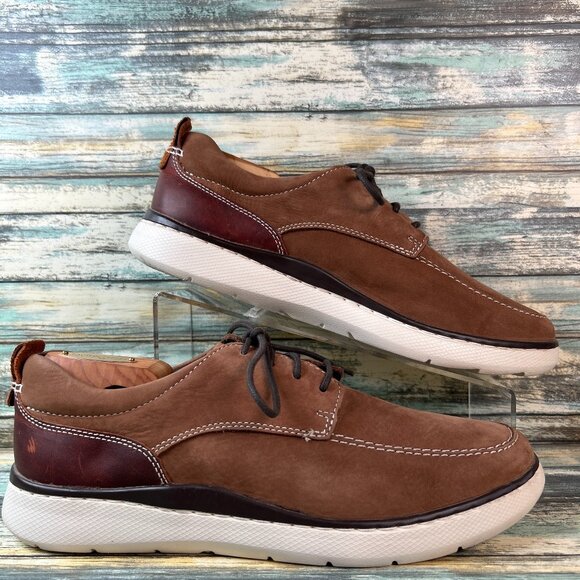 Johnston & Murphy Other - Johnston & Murphy Oxfords Mens Size 9.5M Brown Nubuck Leather Dress Comfort Work